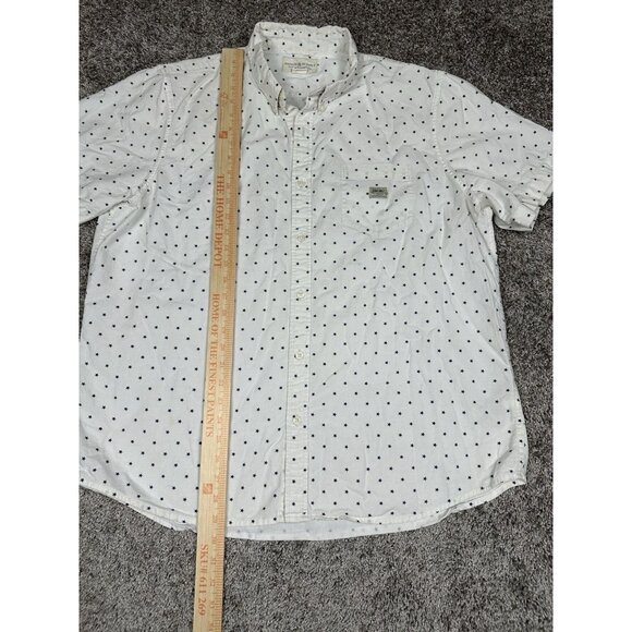 Denim & Supply Ralph Lauren Short Sleeve Star Print Button Down Shirt 2XL Preppy - Picture 5 of 11